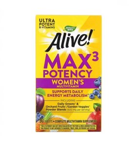 Мультивітаміни Natures Way Max3 Women's 90 tabs (1086-2022-10-1051)