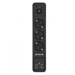 Мережевий фільтр Proove Power Socket P-03 2М black