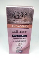 Крем для особи заповнювач зморшок Eva collagen 40+