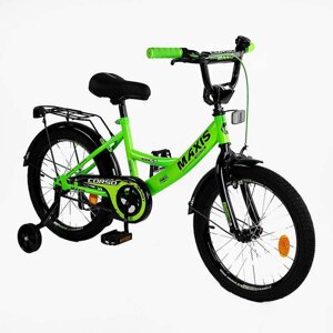 Дитячий велосипед 18" Corso Maxis Зелений (162141)