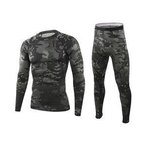 Термобілизна чоловіче Lesko A152 3XL Camouflage Black (3566-19532)