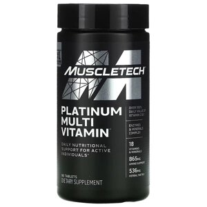 Вітамінно-мінеральний комплекс для спорту MuscleTech Platinum Multi Vitamin 90 Caplets