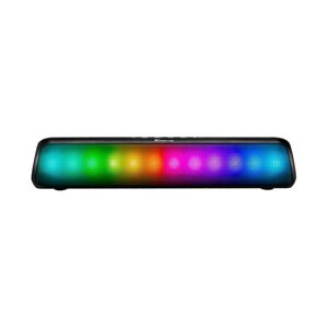 Bluetooth колонка XTRIKE ME SP-211BT Bluetooth з RGB підсвічуванням і радіо Black