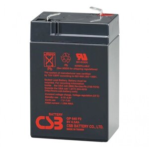 Акумуляторна батарея AGM CSB GP645 6V 4.5Ah