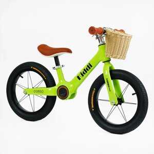 Велобіг-біговел Corso Kiddi LT-127 14" Салатовий (153907)