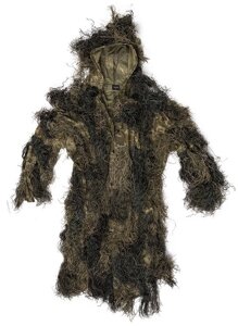 Маскувальний костюм Mil-Tec Parka Ghillie Anti Fire 11962100 Woodland M/L