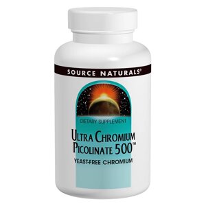 Ультра хром піколінат Source Naturals 500 мкг 120 пігулок (SN0516)