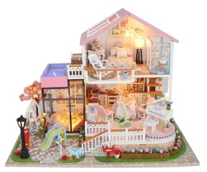 Ляльковий будиночок 3D Румбокс CuteBee DIY DollHouse Вілла (V787SD)