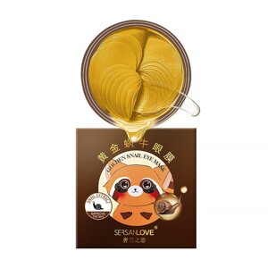 Гідрогелеві патчі Sersanlove Golden Snail Eye Mask 90 г