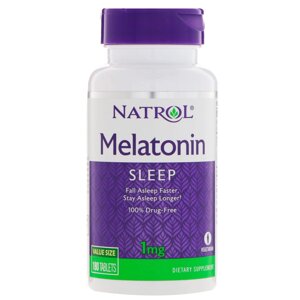 Мелатонін Melatonin Natrol 1 мг 180 таб.