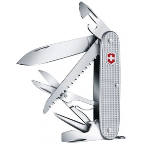 Швейцарський ніж Victorinox Farmer X 93мм/10функ/рифл. срібло (0.8271.26)