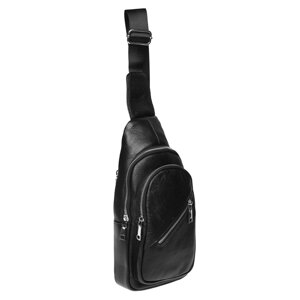 Чоловічий шкіряний рюкзак Borsa Leather k16603-black