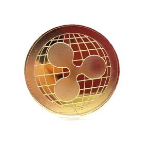 Монета сувенірна Eurs Ripple XRP Золотий колір (XRP-G)