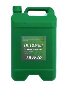 Олія моторна Optimal Супердизель 15W40 API CG-4 10 л