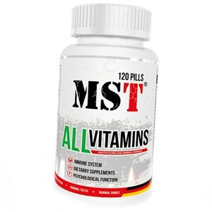 Вітамінно-мінеральний комплекс All Vitamins MST 120таб (36288019)