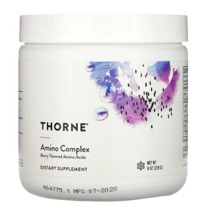 Комплекс амінокислот смак ягід Amino Complex Berry Flavored Thorne Research 228 г 8 унцій