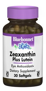 Зеаксантін + Лютеін Bluebonnet Nutrition 30 желатинових капсул