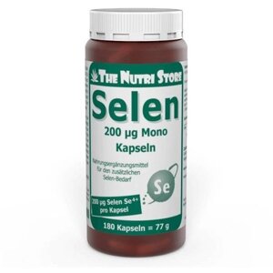 Комплекс Селен та Молібден The Nutri Store Selen 200 mg 180 Caps ФР-00000153