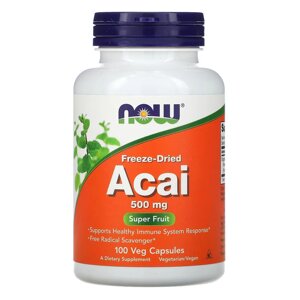 Acai Now Foods Асаї 500 мг У капсулах №100