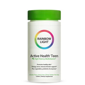 Вітаміни для підлітків Rainbow Light Active Health Teen з комплексом для шкіри 90 таблеток (579)