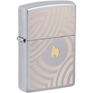 Запальничка бензинова Zippo Flame and Circles Design 2 (46332)