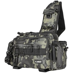 Сумка для рибальських снастей LEO 28159 Black Camouflage (10778-59252)