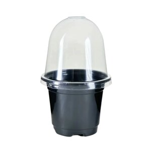 Набір горщиків для розсади No Brand 360 мл 10 шт Чорний (STKROZ-BLK-0713)