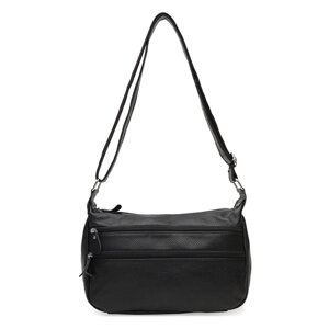 Жіноча шкіряна сумка Borsa Leather K1028a-black