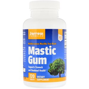 Смола Мастикового Дерева Mastic Gum Jarrow Formulas 120 таблетки