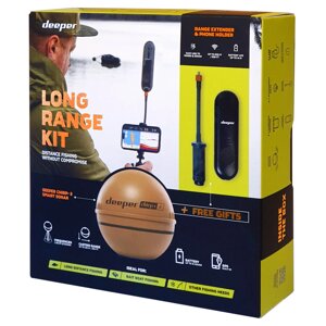 Ехолот Deeper Smart Sonar CHIRP+ 2 із Розширювачем діапазону Range Extender (2198270472)