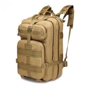 Тактичний штурмовий рюкзак Dominatore ES Assault 30L літрів Койот Пісочний 45x27x22