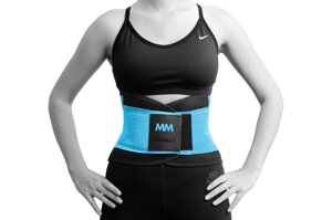 Пояс компресійний MadMax MFA-277 Slimming belt Black/turquoise M