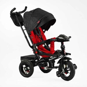 Велосипед триколісний дитячий Best Trike USB 12"/10" Чорно-червоний (164864)