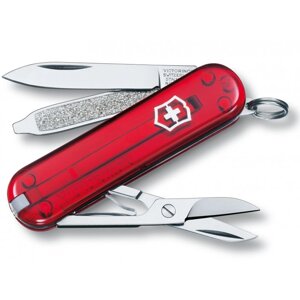 Швейцарський складаний ніж Victorinox Classic Sd 58 мм 7 функцій Червоний (0.6223. TB1)