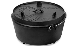 Котелок-сковорода чавунна Petromax Dutch Oven ft 18 на ніжках 16,1 л (1017-ft18)