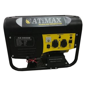 Генератор бензиновий Atimax AG-3500-E 2,8 кВт 1 фазний без кробоки