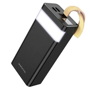 УМБ 30000mAh Power Bank BOROFONE Coolmy BJ18A з лампою Black