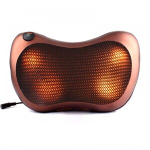 Масажна подушка Спартак Car and Home Massage Pillow Коричнева