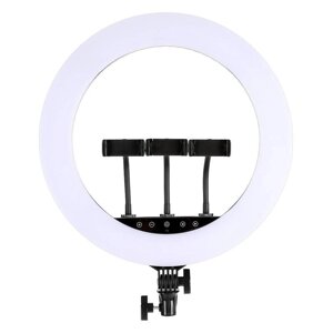 Велика кільцева світлодіодна лампа Ring Light LED 45см RGB без штатива