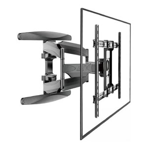 Кронштейн для телевізора 55-85 дюйма поворотний V-Star S65 Black