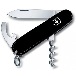 Складаний ніж Victorinox Waiter 84 мм 9 функцій Чорний (0.3303.3)