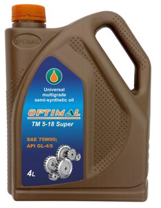 Олія трансмісійна Optimal ТМ 5-18 Super 75W90 4 л