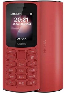 Мобільний телефон Nokia 105 Dual SIM TA-1557 Red (6890063)