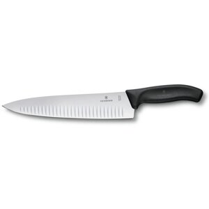 Кухонний ніж для нарізки Victorinox Swiss Classic Carving 25 см. Чорний (6.8023.25B)