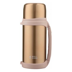 Вакуумний термос 1.5 л Well Done WD-7041D Bronze