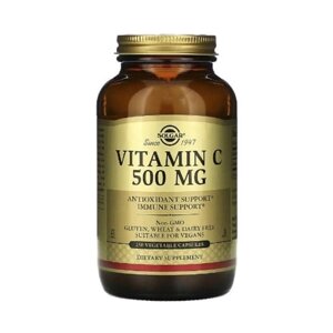 Вітамін C Solgar Vitamin C 500 mg 250 Veg Caps