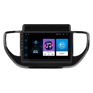 Штатна магнітола Lesko Hyundai Solaris II Рестайлінг 2020-н. в. 9" 1/16Gb Wi-Fi GPS Base (10495-54855)