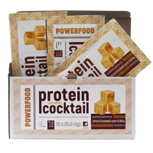 Протеїновий коктейль POWERFOOD карамель саше 10*25 г