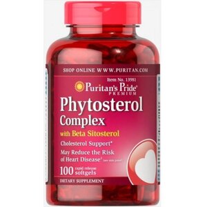 Комплекс для профілактики роботи серця Puritan's Pride Phytosterol Complex 1000 mg 100 Softgels