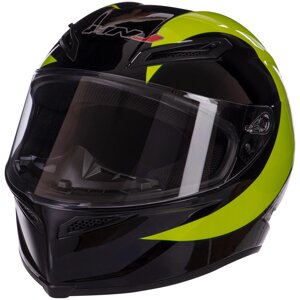 Мотошлем інтеграл матовий (full face) H722-2 ABS, розмір L Чорний-сірий (PT1187)